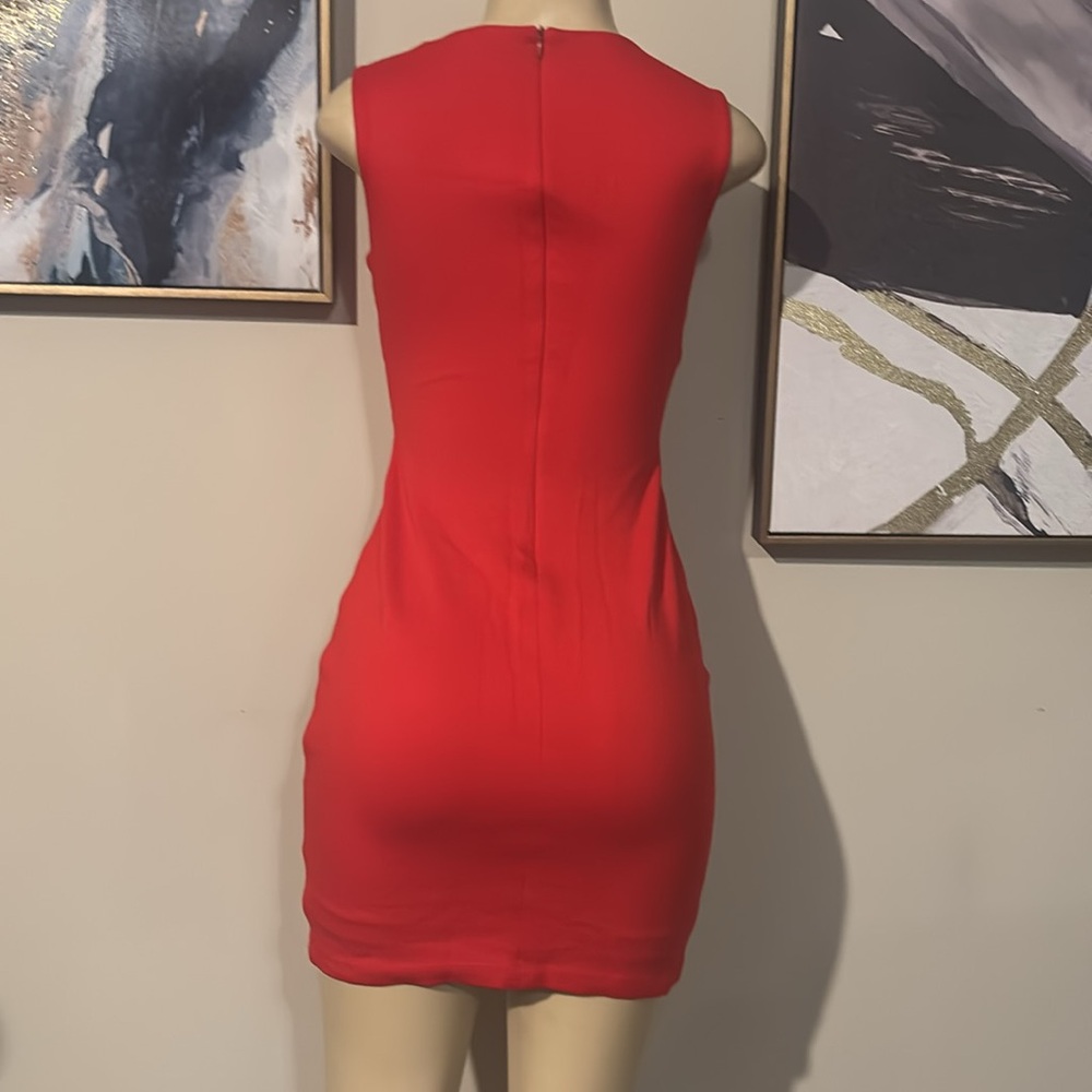 Bailey 44 Casual Red Dress Size XS - Picture 4 of 5
